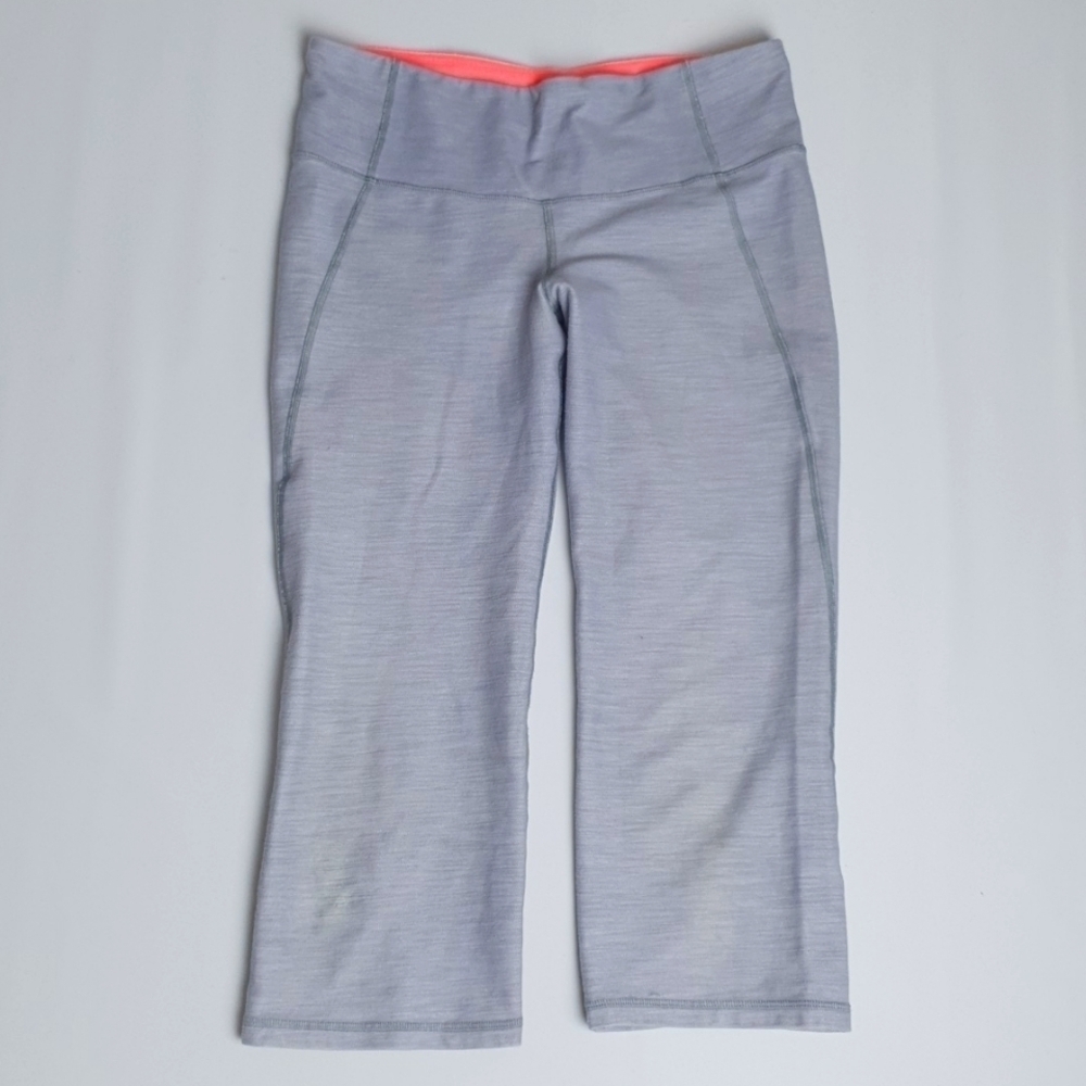 Lululemon Gather and Crow Fossil White Slub Crop - Picture 5 of 10